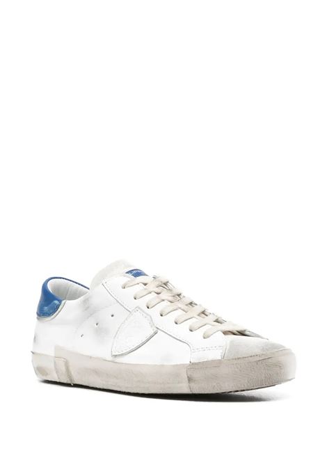 Sneakers Basse Prsx - Bianco e Blu PHILIPPE MODEL | PRLUWX46